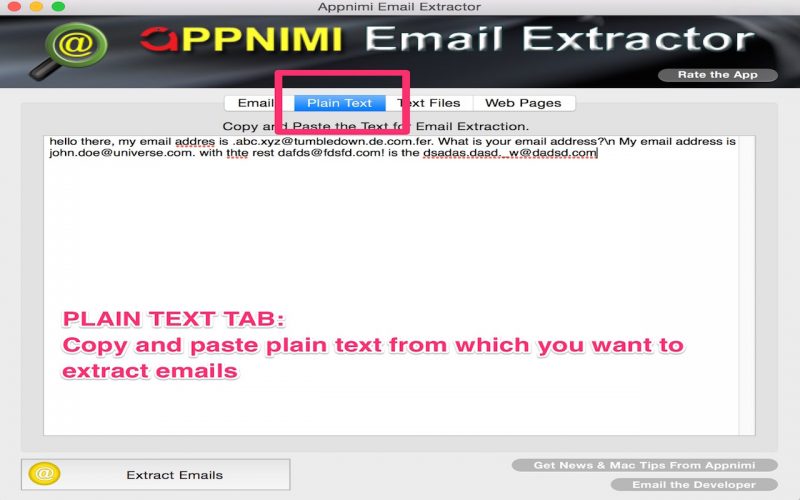 Appnimi Email Extractor