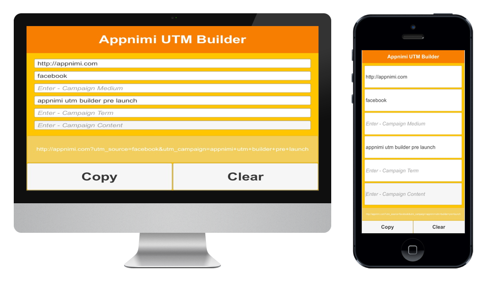 Appnimi UTM Builder screenshot